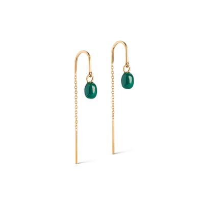 Enamel Copenhagen — Eleanor Earrings Petrol Green Enamel Copenhagen Eleanor Earrings Petrol Green — Ohrringe