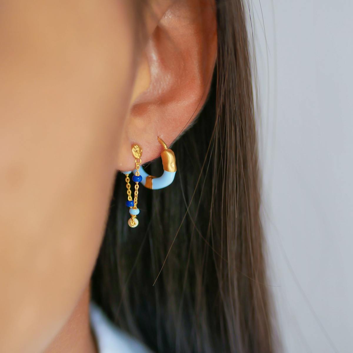 Enamel Copenhagen — Lola Earrings Marine Enamel Copenhagen Lola Earrings Marine — Ohrringe