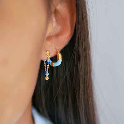 Enamel Copenhagen — Lola Earrings Marine Enamel Copenhagen Lola Earrings Marine — Øreringer
