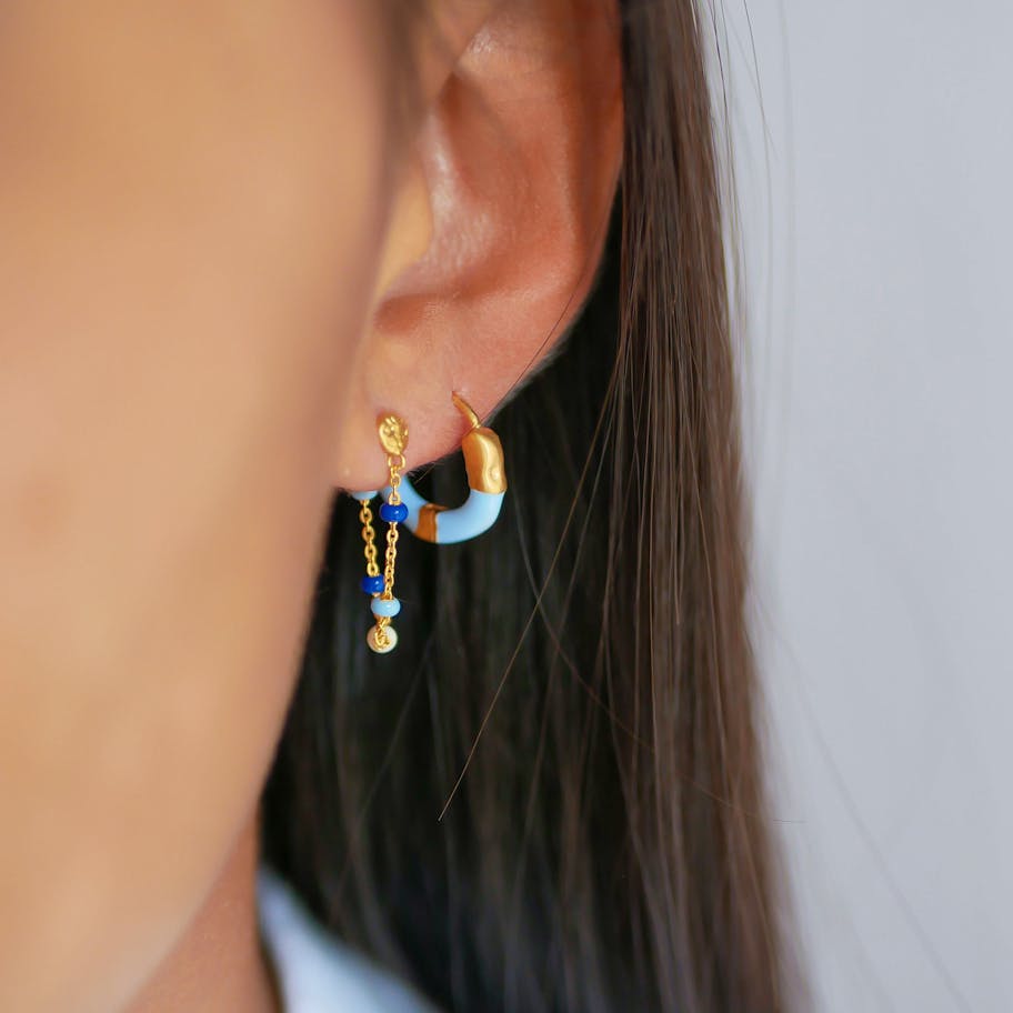 Enamel Copenhagen — Lola Earrings Marine Enamel Copenhagen Lola Earrings Marine — Örhängen