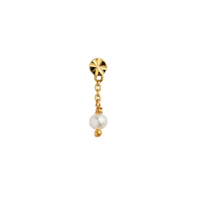 STINE A Jewelry — Tres Petit Etoile Earring With Pearl STINE A Jewelry Tres Petit Etoile Earring With Pearl — Oorbel