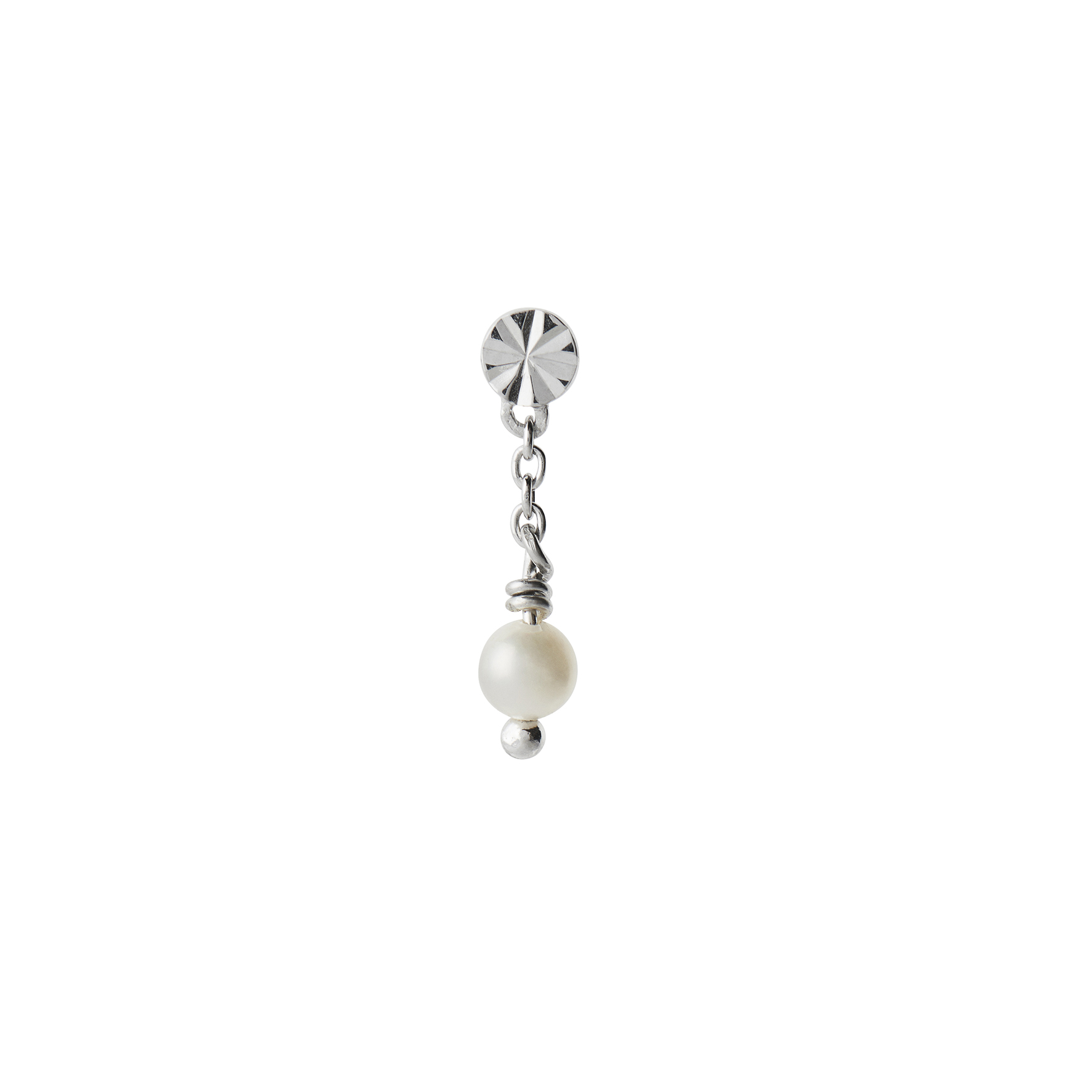 STINE A Jewelry Tres Petit Etoile Earring With Pearl — Náušnice