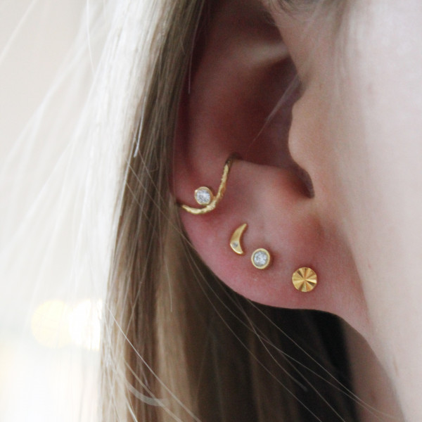 STINE A Jewelry Tout Petit Bella Moon Earstick — Örhängen