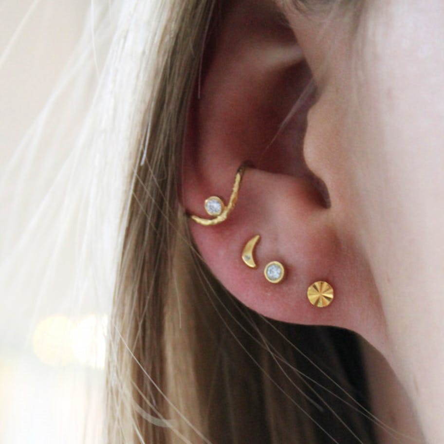 STINE A Jewelry — Tout Petit Bella Moon Earstick STINE A Jewelry Tout Petit Bella Moon Earstick — Earrings