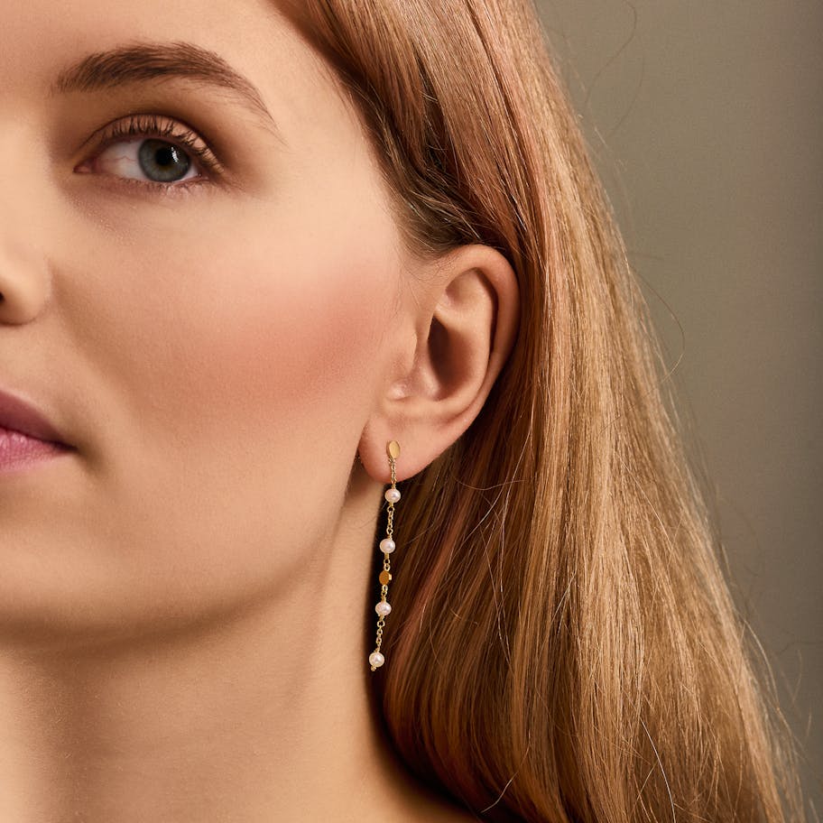 Pernille Corydon — Ocean Pearl Earchains Pernille Corydon Ocean Pearl Earchains — Örhängen