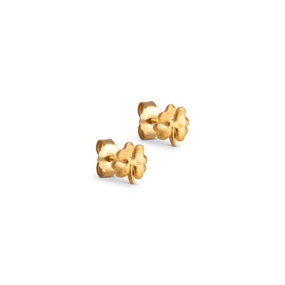 Enamel Copenhagen — Organic Clover Studs Enamel Copenhagen Organic Clover Studs — Korvakorut