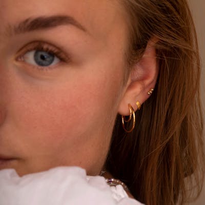 STINE A Jewelry — Double Creol Earring STINE A Jewelry Double Creol Earring — Øreringer