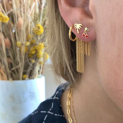 STINE A Jewelry — Petit Tinsel Creol Earring STINE A Jewelry Petit Tinsel Creol Earring — Ohrringe