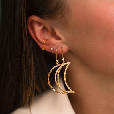 STINE A Jewelry — Big Dot Earring STINE A Jewelry Big Dot Earring — Kolczyk