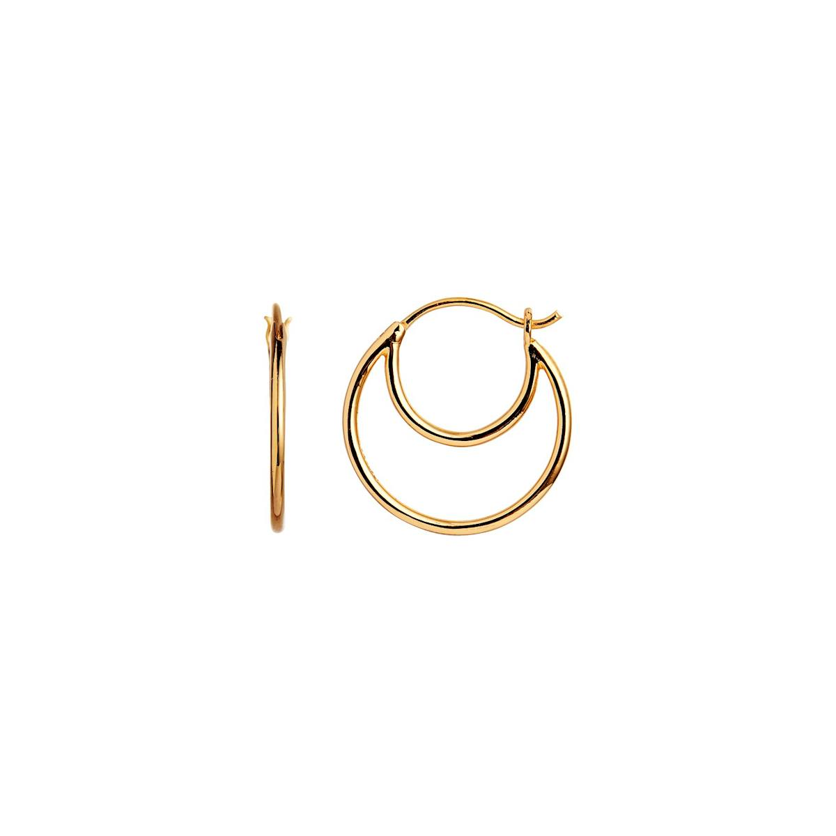 STINE A Jewelry — Double Creol Earring STINE A Jewelry Double Creol Earring — Náušnice