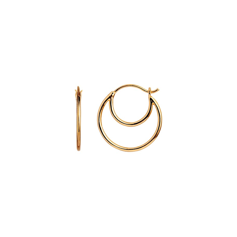 STINE A Jewelry — Double Creol Earring STINE A Jewelry Double Creol Earring — Oorbel