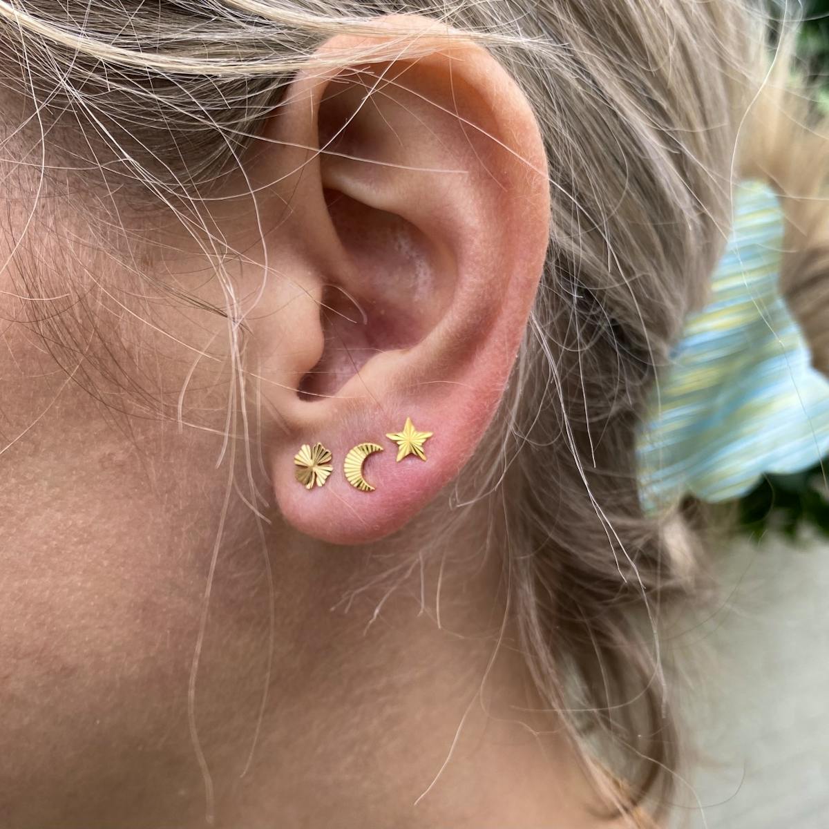 Jane Kønig — Reflection Halfmoon Stud Jane Kønig Reflection Halfmoon Stud — Boucle d'oreille