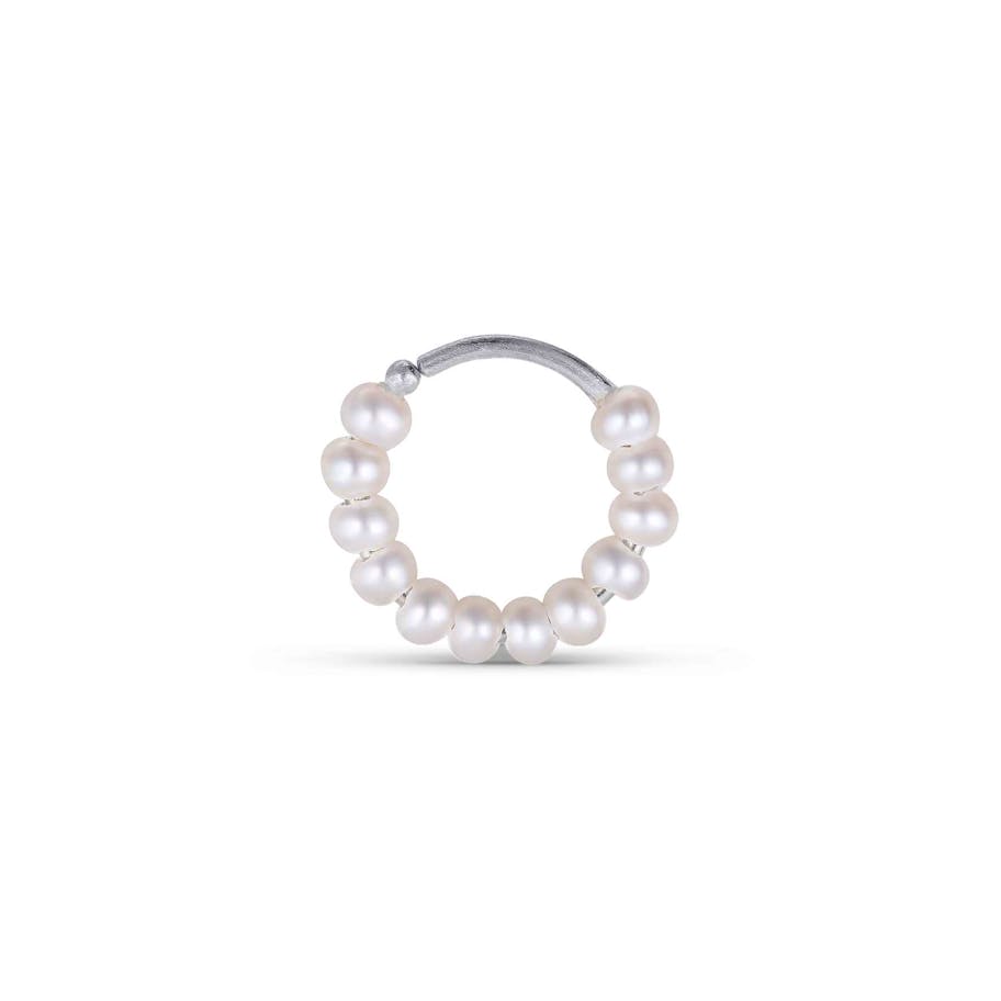 Jane Kønig — Row Pearl Twist Hoop Jane Kønig Row Pearl Twist Hoop — Náušnice