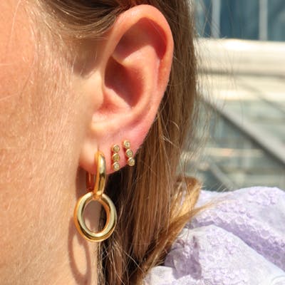 Pico — Maxie Double Hoops Pico Maxie Double Hoops — Øreringer