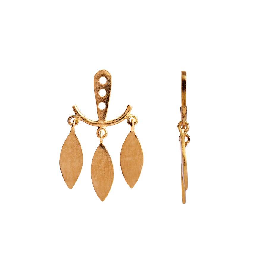 STINE A Jewelry — Dancing Three Leaves Behind Ear STINE A Jewelry Dancing Three Leaves Behind Ear — Örhängen