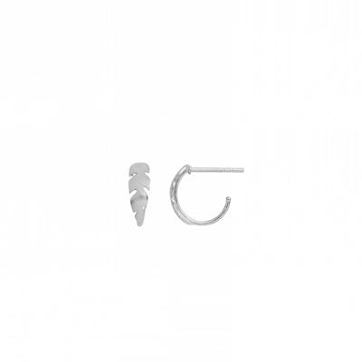 STINE A Jewelry — Petit Creol With Feather Earring STINE A Jewelry Petit Creol With Feather Earring — Øreringer