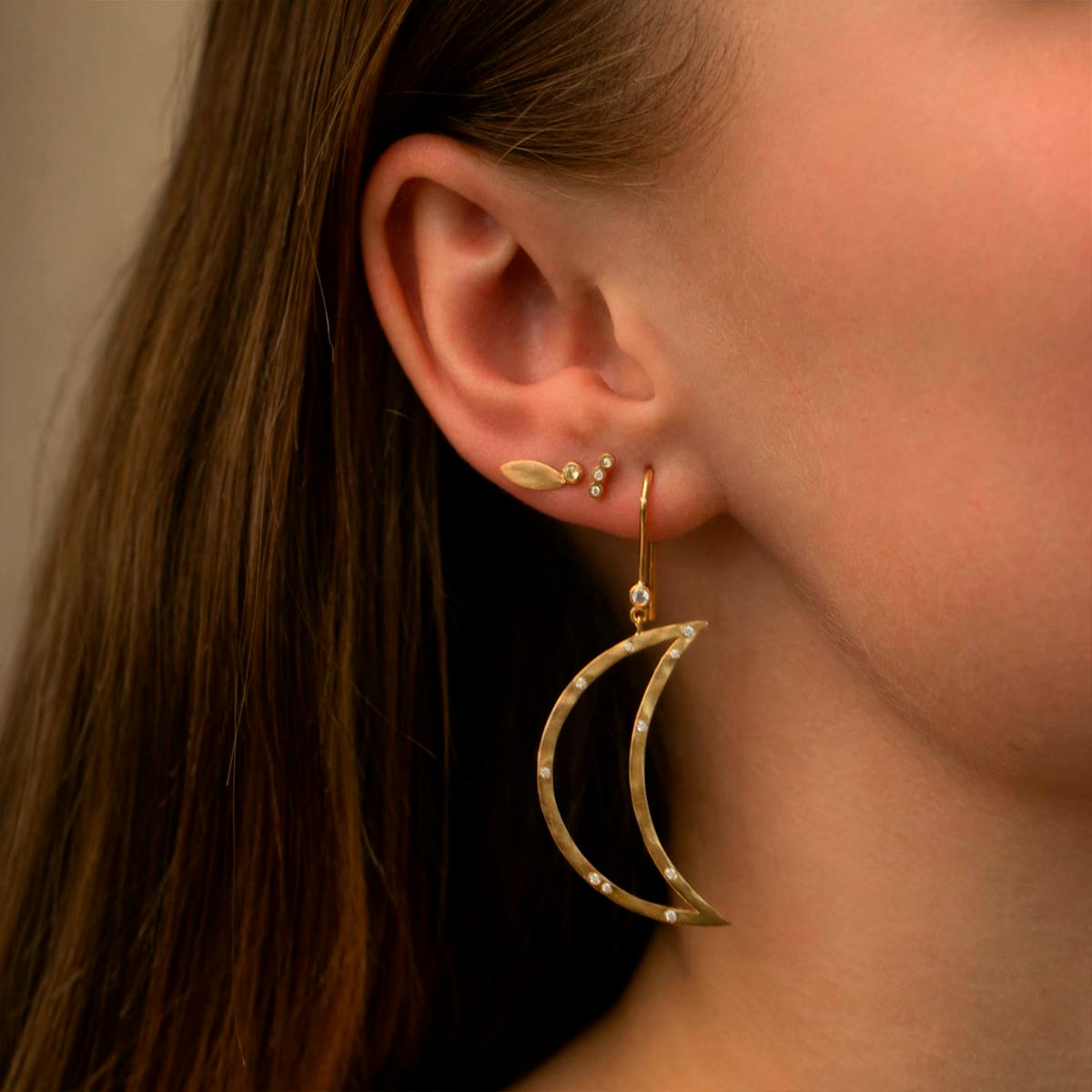 STINE A Jewelry — Three Dots Earstick Piece STINE A Jewelry Three Dots Earstick Piece — Øreringer