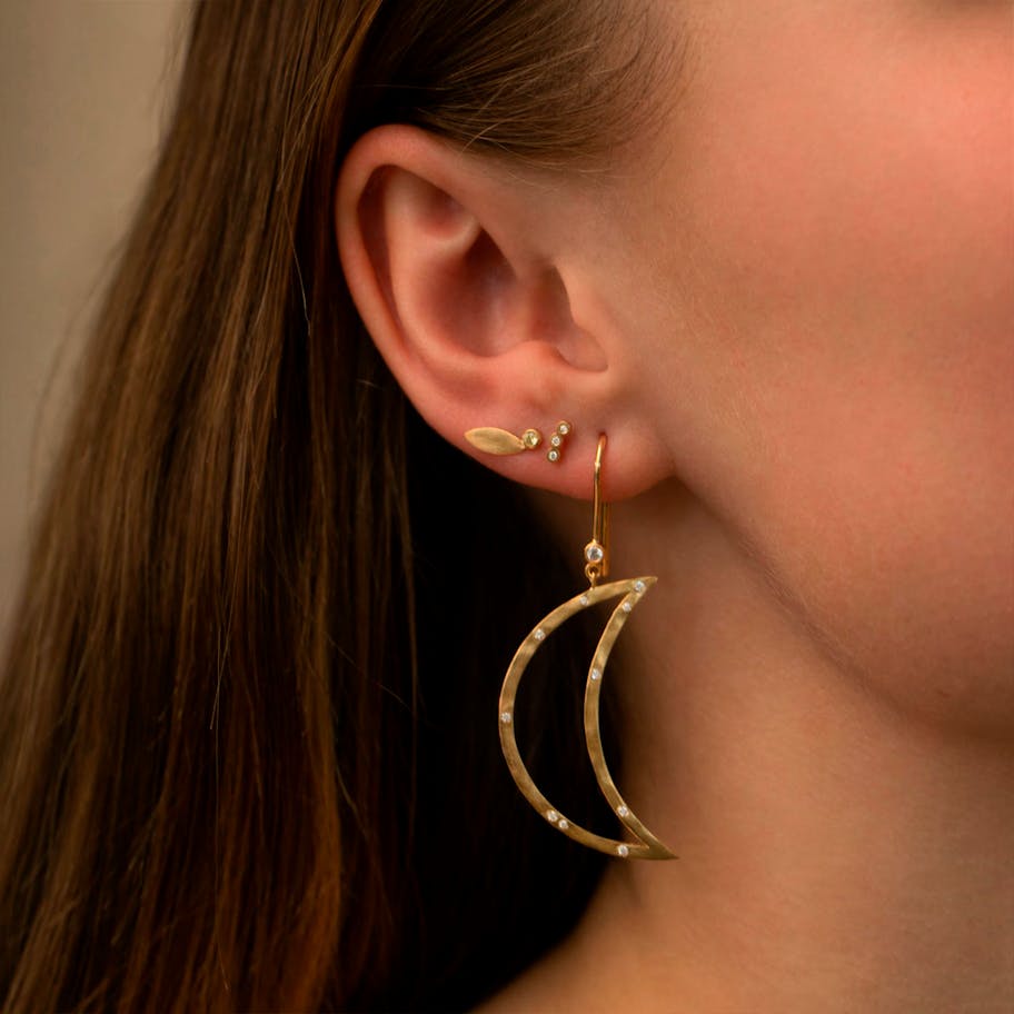 STINE A Jewelry — Three Dots Earstick Piece STINE A Jewelry Three Dots Earstick Piece — Earrings