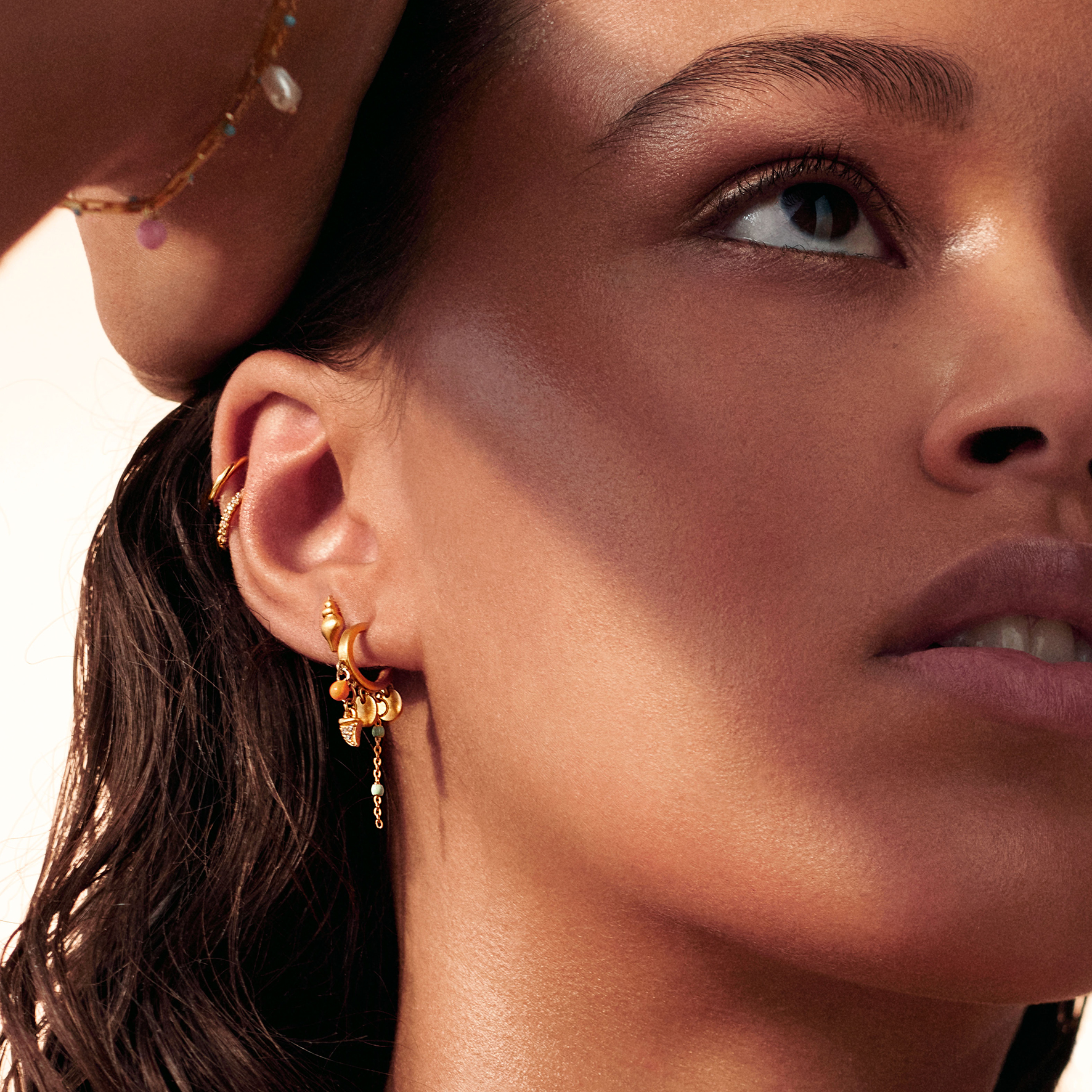 Enamel Copenhagen Classic Hoops 8mm — Korvakorut