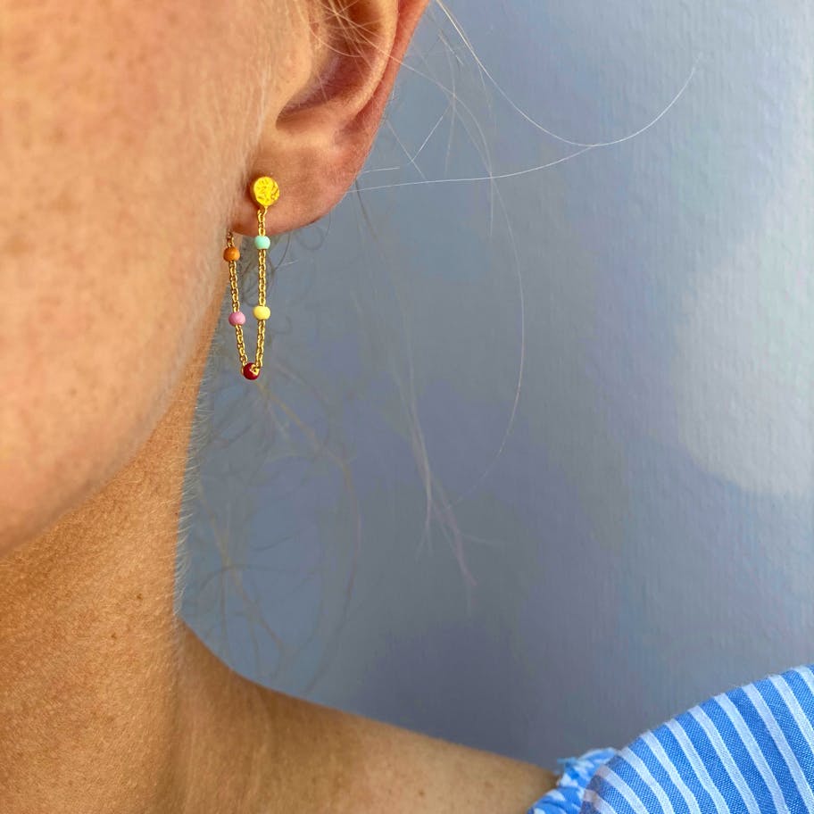 Enamel Copenhagen — Lola Earrings Rainbow Enamel Copenhagen Lola Earrings Rainbow — Örhängen