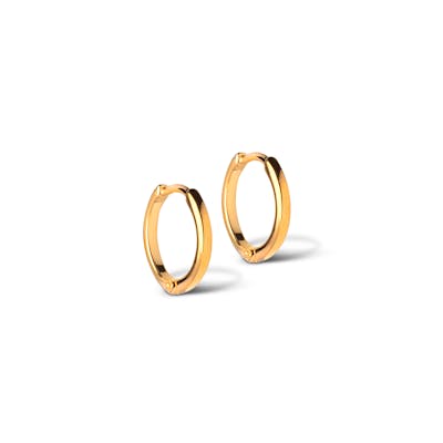 Enamel Copenhagen — Classic Hoops 10mm Enamel Copenhagen Classic Hoops 10mm — Kolczyk