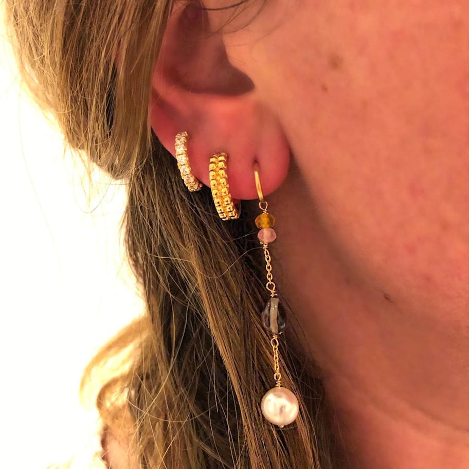 Enamel Copenhagen — Flora hoops Enamel Copenhagen Flora hoops — Korvakorut