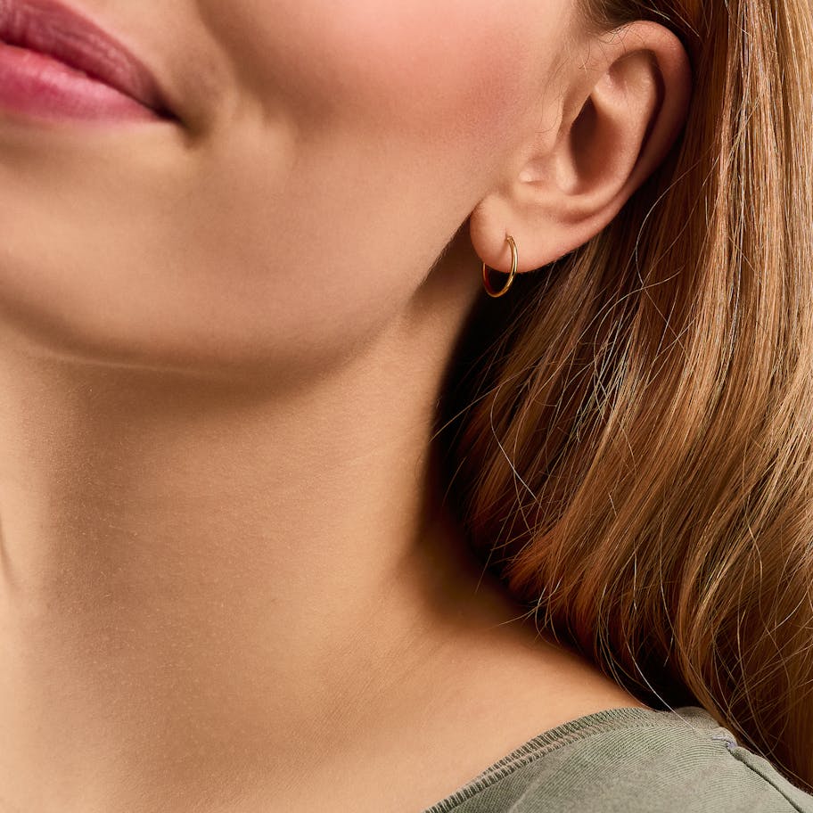 Pernille Corydon — Tiny Plain hoops Pernille Corydon Tiny Plain hoops — Örhängen