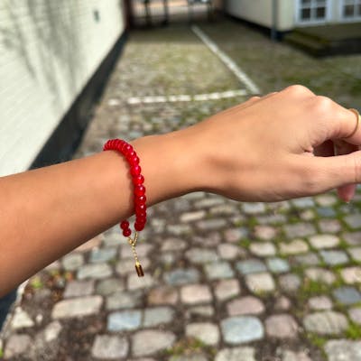 House Of Vincent — Candy Coral Berry Bracelet House Of Vincent Candy Coral Berry Bracelet — Armbånd