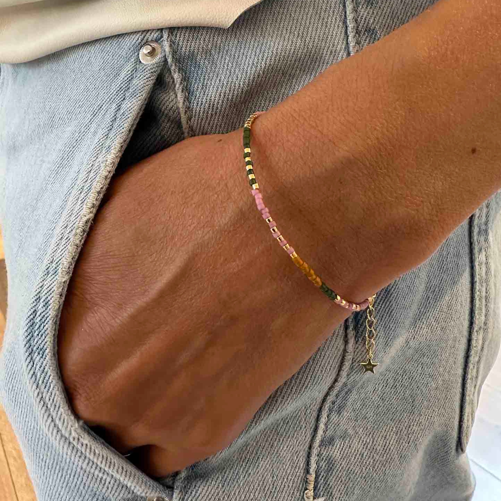 Nuni Copenhagen Nanna Green Multi Bracelet — Armbånd