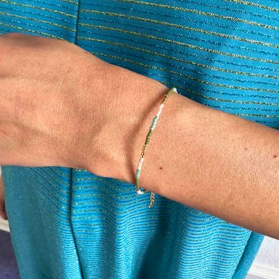 Nuni Copenhagen — Kira Dusty Green Bracelet Nuni Copenhagen Kira Dusty Green Bracelet — Bracelet