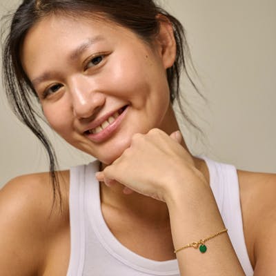Enamel Copenhagen — Ball Chain Bracelet Petrol Green Enamel Copenhagen Ball Chain Bracelet Petrol Green — Bracelet