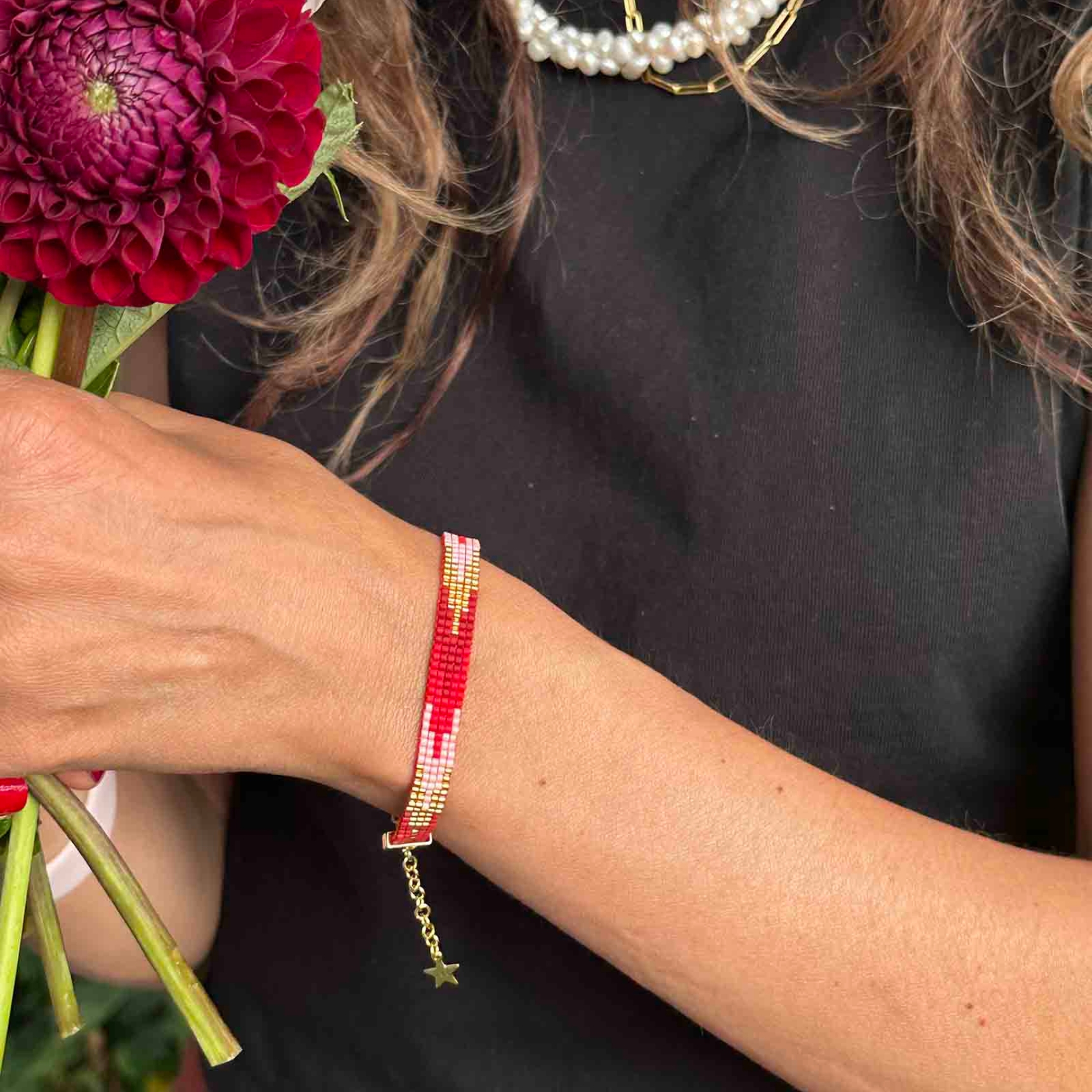 Nuni Copenhagen Monika Red Bracelet — Armbånd