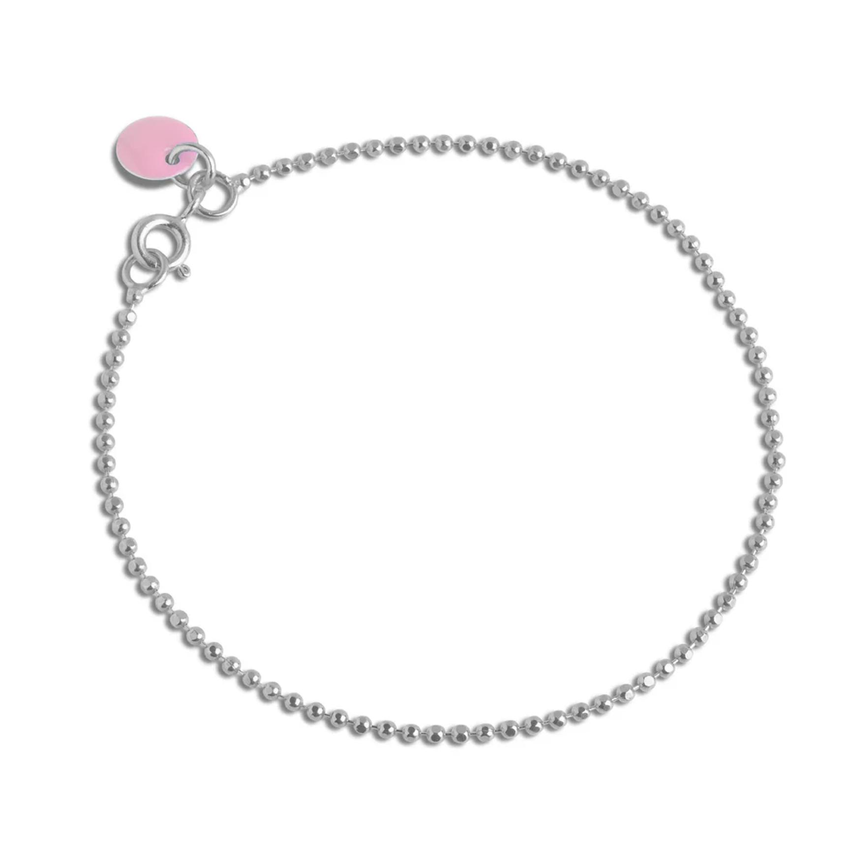 Enamel Copenhagen Ball Chain Bracelet Flamingo — Armband