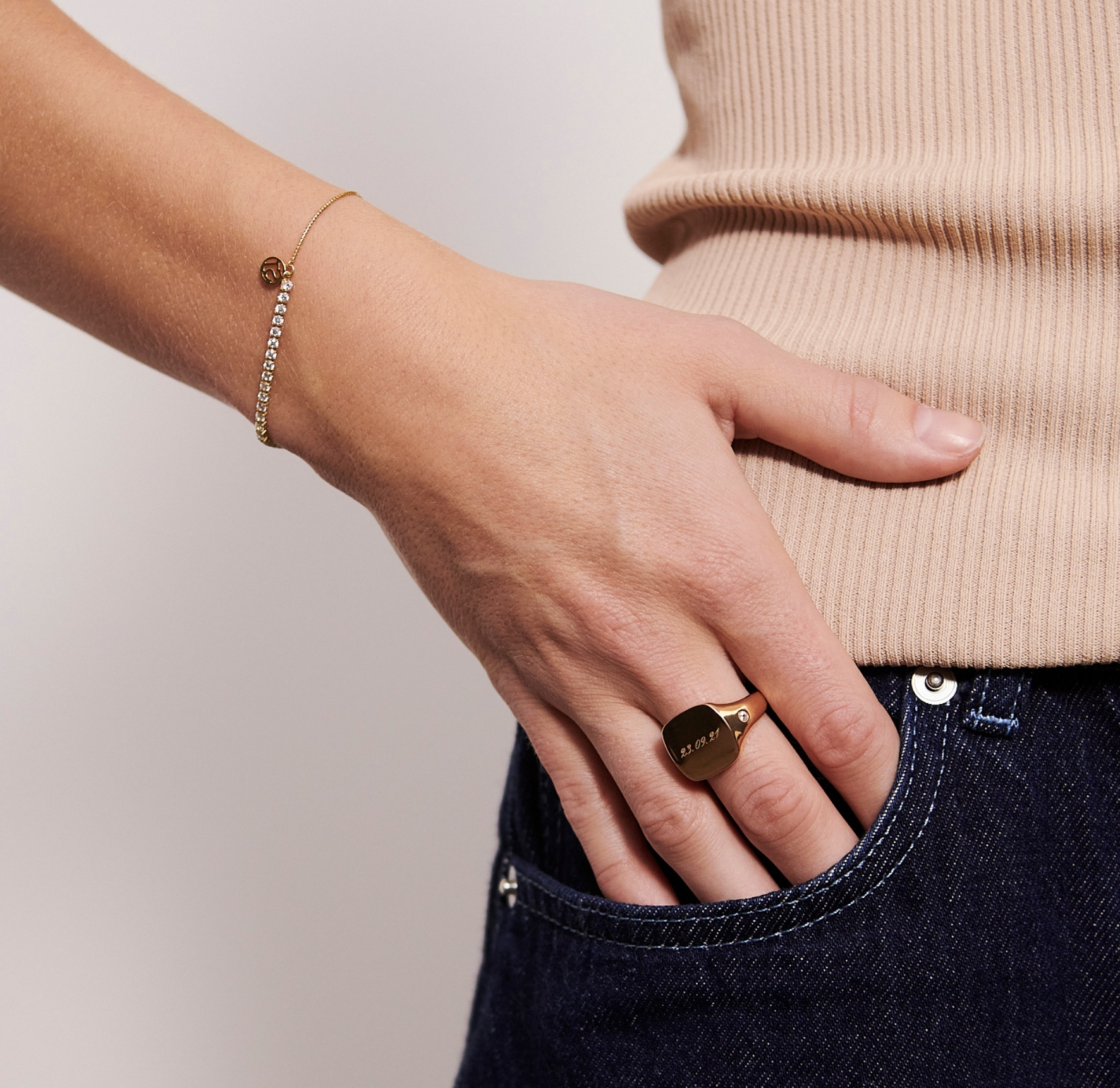 Sif Jakobs Jewellery Ellerra Tennis Bracelet — Bransoletka