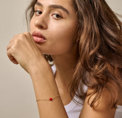Enamel Copenhagen — Amore Bracelet Red Enamel Copenhagen Amore Bracelet Red — Armbånd
