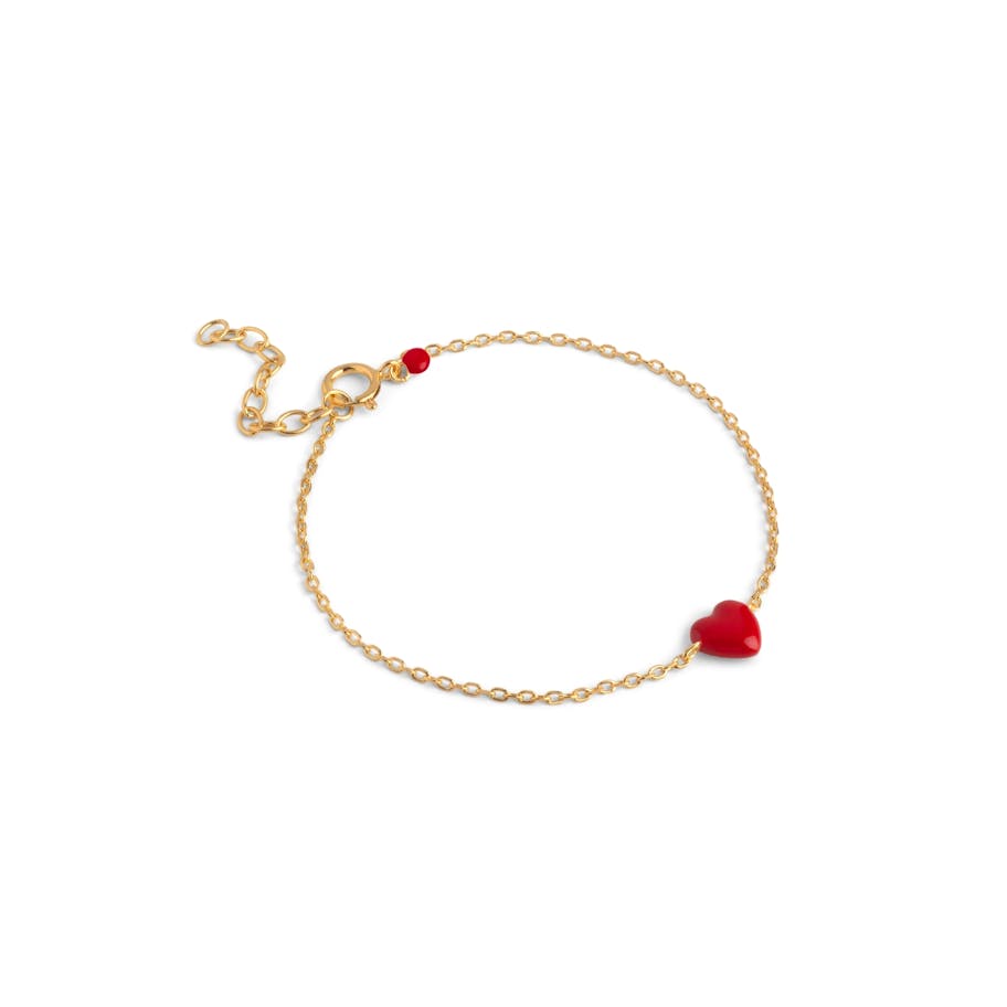 Enamel Copenhagen — Amore Bracelet Red Enamel Copenhagen Amore Bracelet Red — Armband