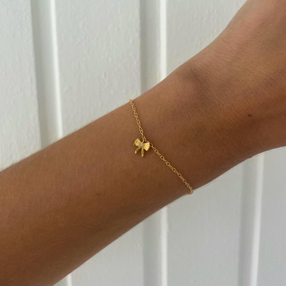 STINE A Jewelry — Petit Bow With Stone Bracelet STINE A Jewelry Petit Bow With Stone Bracelet — Armbånd