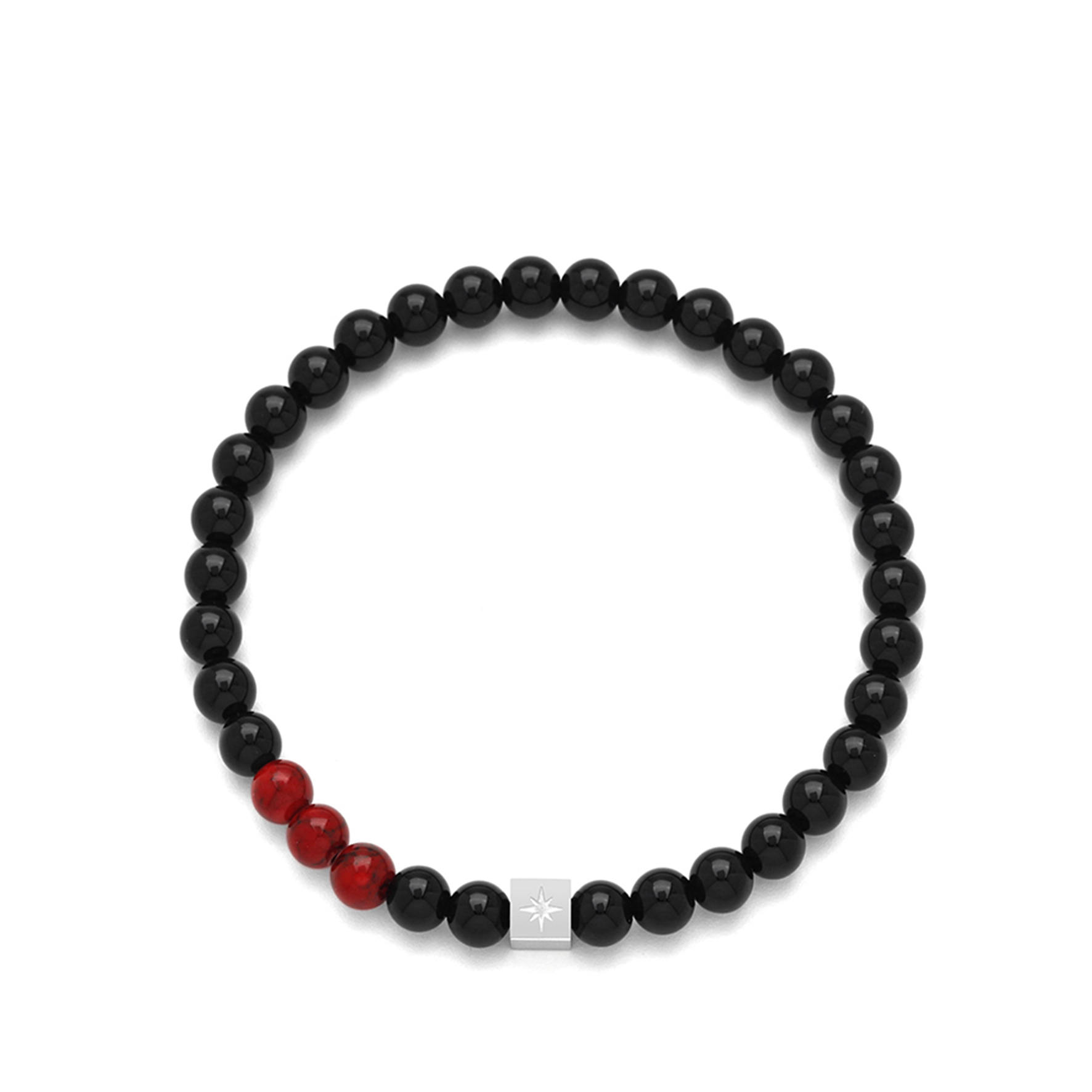 SAMIE Loui Red and Black Bracelet — Bransoletka