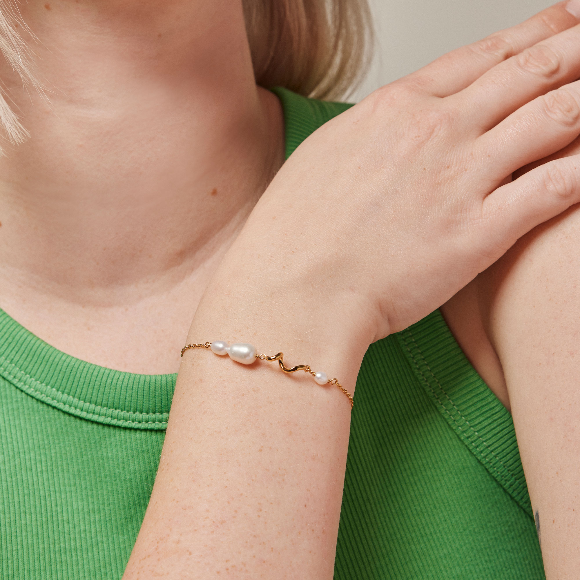Enamel Copenhagen Pearlie Twist Bracelet — Bransoletka