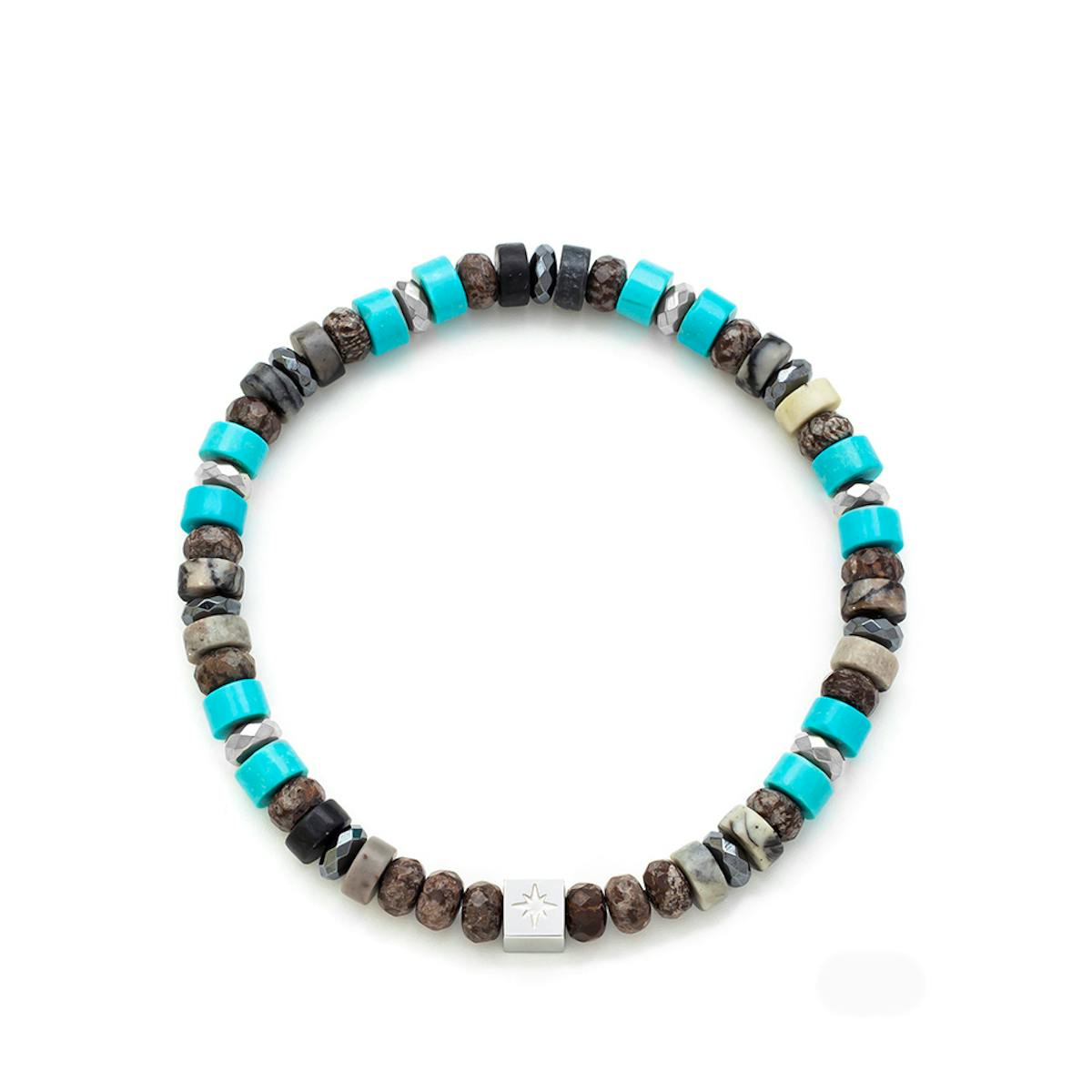 SAMIE — Matheo Bracelet Turquoise And Dark Stone SAMIE Matheo Bracelet Turquoise And Dark Stone — Armband