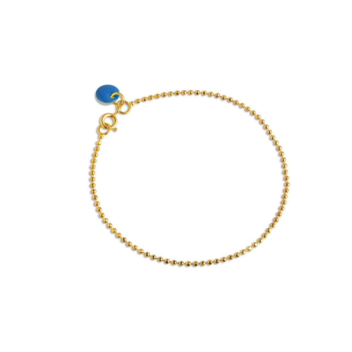 Enamel Copenhagen — Ball Chain Bracelet Cornflower Enamel Copenhagen Ball Chain Bracelet Cornflower — Bracelet