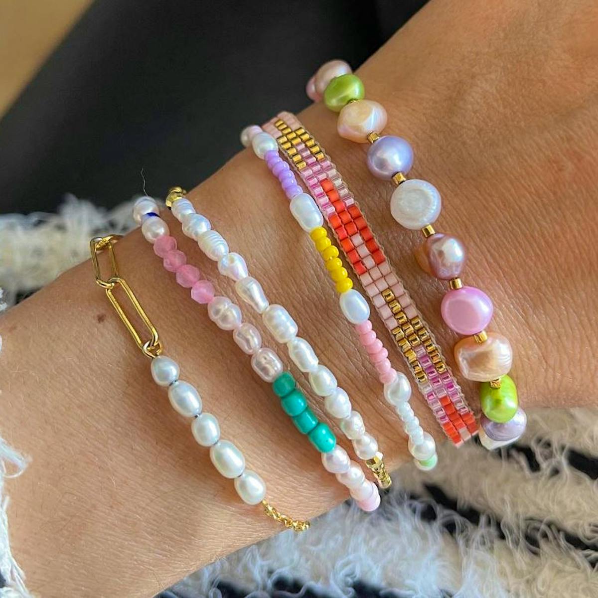 Nuni Copenhagen — Mary Coral Love Bracelet Nuni Copenhagen Mary Coral Love Bracelet — Bransoletka