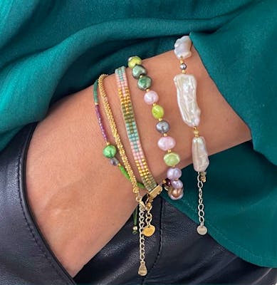 Nuni Copenhagen — Mary Dusty Bracelet Green Nuni Copenhagen Mary Dusty Bracelet Green — Armbånd