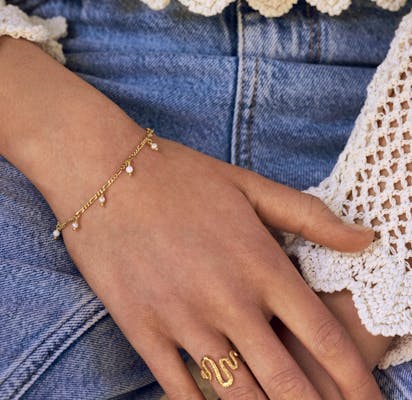 Maanesten — Lula White bracelet Maanesten Lula White bracelet — Armbånd