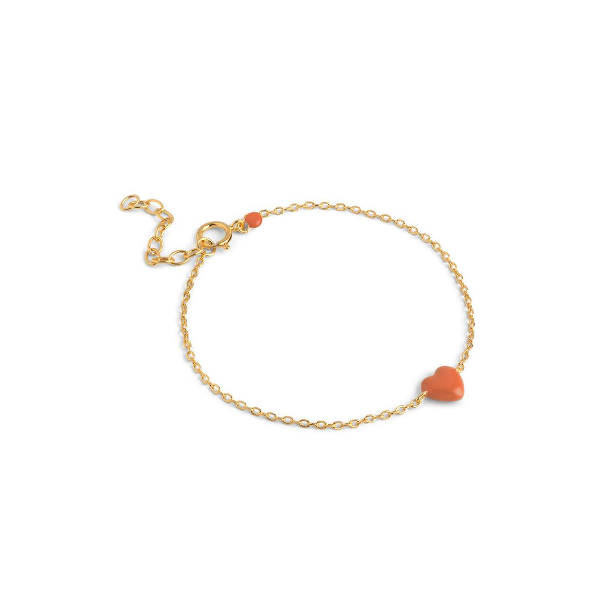 Enamel Copenhagen — Amore Bracelet Light Coral Enamel Copenhagen Amore Bracelet Light Coral — Armband