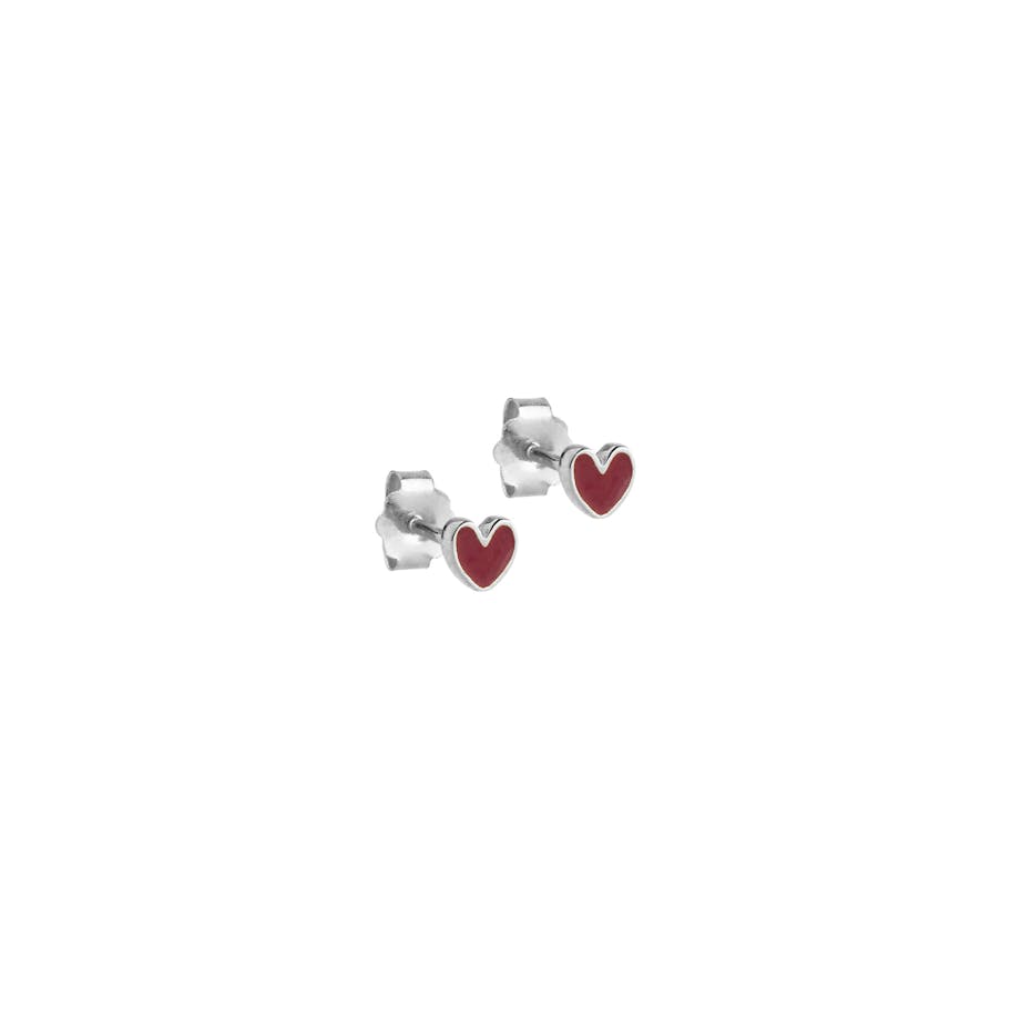 Enamel Copenhagen — Amore Studs Bordeaux Enamel Copenhagen Amore Studs Bordeaux — Øreringe