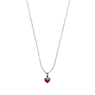 Enamel Copenhagen — Amore Necklace Bordeaux Enamel Copenhagen Amore Necklace Bordeaux — Halskette