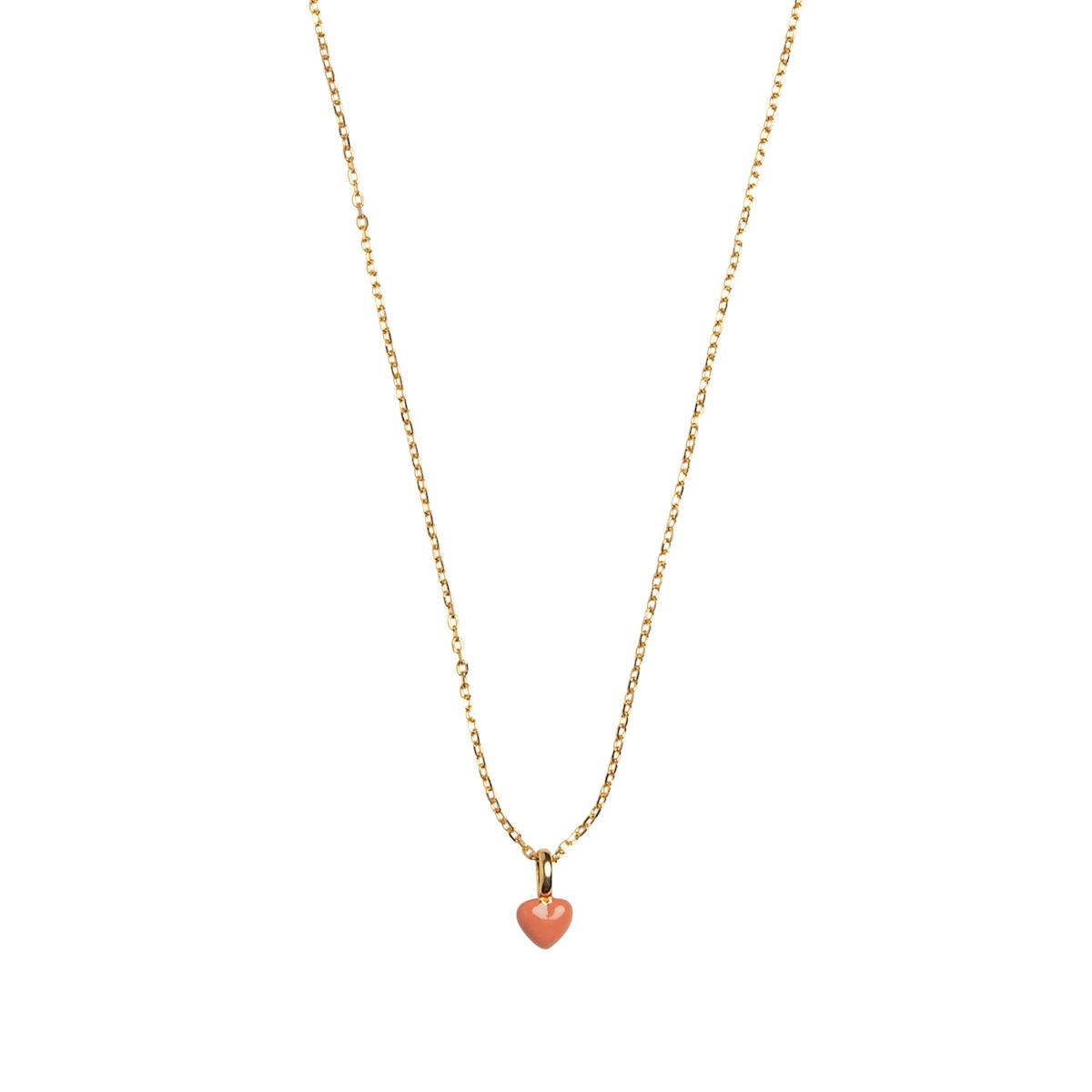 Enamel Copenhagen — Amore Necklace Light Coral Enamel Copenhagen Amore Necklace Light Coral — Halsketting