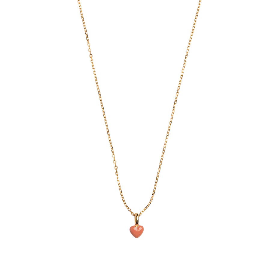 Enamel Copenhagen — Amore Necklace Light Coral Enamel Copenhagen Amore Necklace Light Coral — Halsband