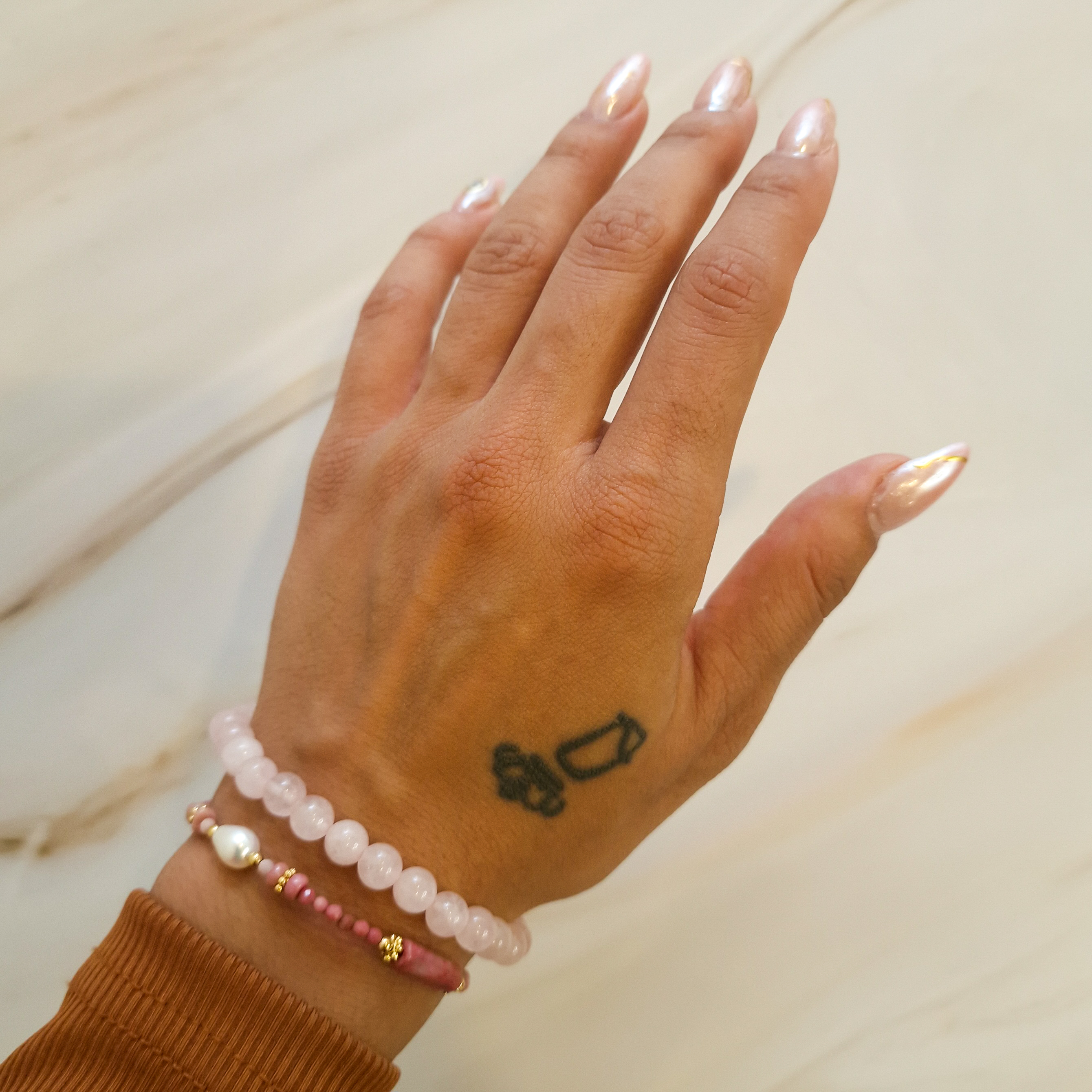 Ayo Copenhagen Mira Pearl Bracelet Rosé — Bracelet